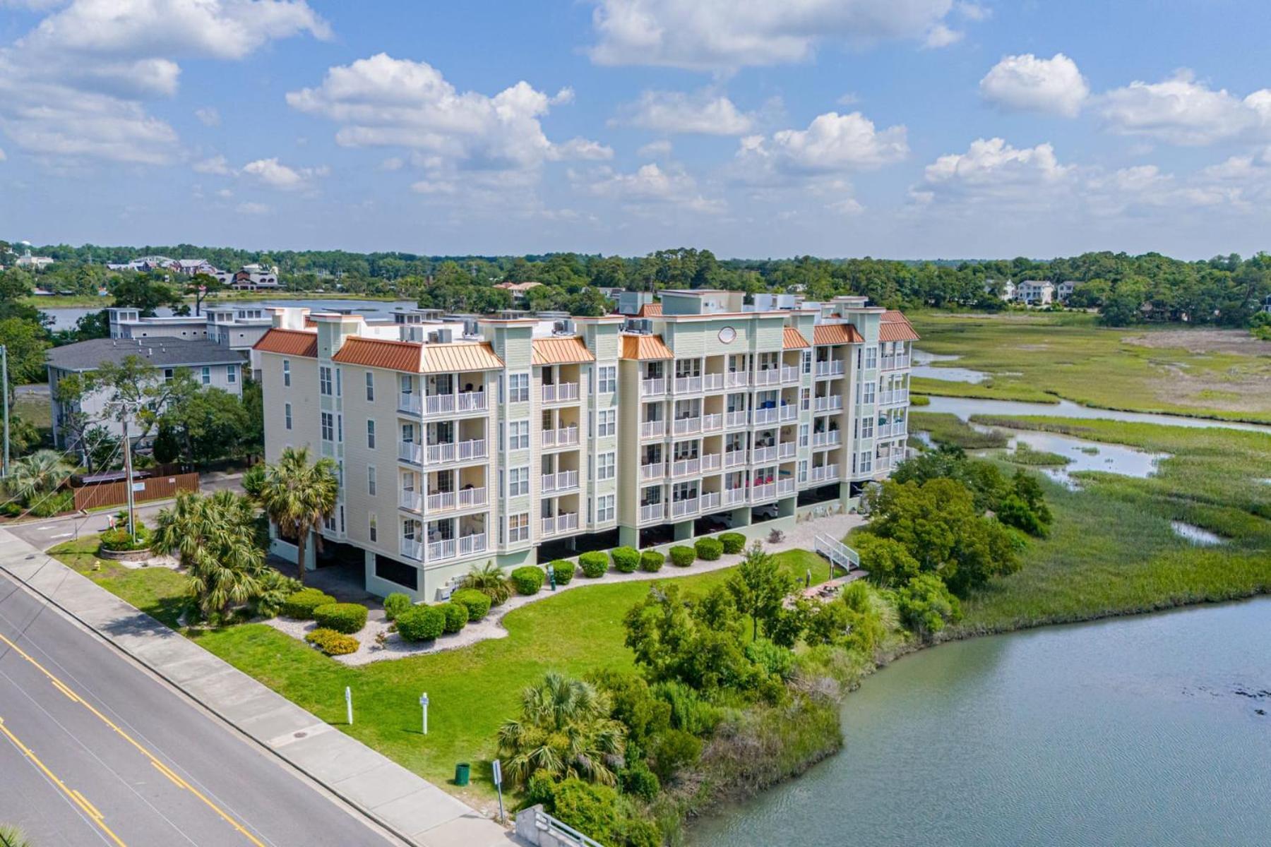 默特尔比奇Ocean Marsh Relaxing Waterfront Loft Unit 403别墅 外观 照片